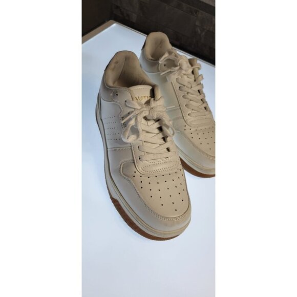 Nautica Mens White Lace Up Walking Sneaker Size 11 Stafford - Picture 7 of 10